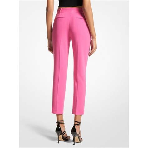 michael kors crop pant stripe dark indigo basics|MICHAEL Michael Kors Capri and cropped pants for Women.